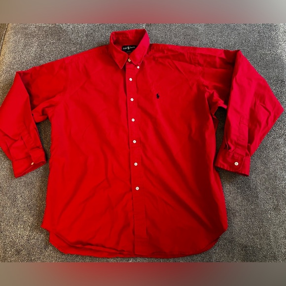 Ralph Lauren long sleeve button front Blake 100% cotton shirt - Picture 1 of 2